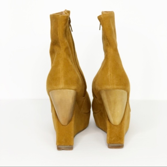 JEFFREY Campbell handmade tan Meeker suede boots - Picture 4 of 12